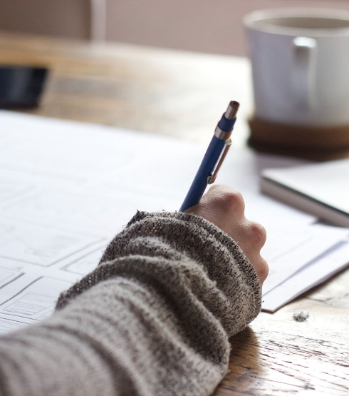 勉強している手元の画像